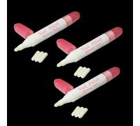 Lot de 3 stylos correcteurs de vernis à ongles avec 3 embouts remplaçables - Outil de manucure pour nettoyage rapide des erreurs de nail art