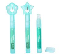 Lot de 3 stylos de pulvérisation confidentialité, gomme thermique, liquide blanc avec couvercle, liquide correcteur portable à séchage rapide pour documents, étiquettes, emballages, adresses d'e