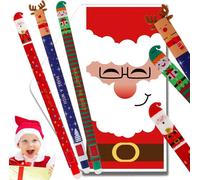 Lot de 3 Stylos Effaçables, Noël 2024 Édition Spéciale, Effacer sans Consommer la Feuille (3PCS)