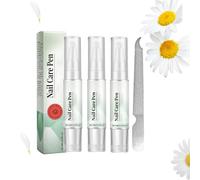 Lot de 3 stylos réparateurs d'ongles de qualité supérieure - Traitement des ongles des orteils - Avec ingrédients naturels - Sérum de soin des ongles pour les ongles endommagés, sûrs et efficaces pour