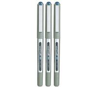 Lot de 3 stylos roller bleu Uni Ball EYE pointe fine 0,7mm Bleu