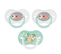 Lot De 3 Sucettes Jour / Nuit Silicone 0-6m Mixte - Tigex