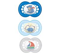 Lot De 3 Sucettes Original 18 Mois+ Bleu - Mam
