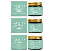 Lot de 3 sucres de bœuf de pâle avec huile d'encens et huile de ricin, crème de suif de bœuf, crème de sébum bio à l'huile de ricin et à l'encens pour soins naturels de la peau et l'hydratation
