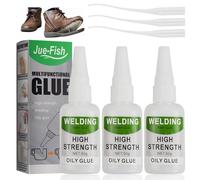 Lot de 3 Super Glue 50g, Colle Universelle Puissante, Colle Multifonction, Colle Huileuse Universelle étanche, pour Métal, Céramique, Plastique