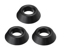 Lot De 3 Supports Ballon, Ballon Basket-Ball, Socle Présentoir En Plastique, Noir