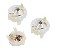 Lot de 3 supports de balais de carbone pour moteurs de perceuse électrique RS-775, RS-750 et RS-755 - Pièces de commutation de type brosse 12 V à 24 V, construction carbone+métal + plastique