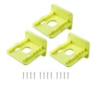 Lot de 3 supports de batterie 18 V pour rangement vertical, se monte facilement sur les murs, prend en charge les batteries P102, P103, P104, maintient un espace de travail propre