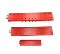 Lot de 3 supports de douilles pour entraînement 1/4", 3/8", 1/2" avec 176 tailles de compatibilité et économie d'espace - Design double plateau