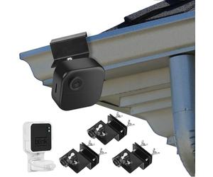 Lot de 3 supports de gouttière pour toute nouvelle caméra extérieure Blink avec sortie murale pour Blink Sync Module 2, vision parfaite pour votre caméra de surveillance Blink - Noir