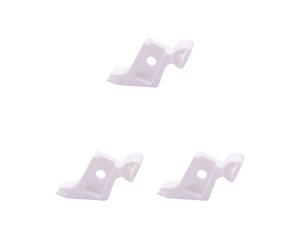 Lot de 3 supports de pied de biche réutilisables 4124112-01 pour surjeteuse et reprisage