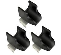 Lot de 3 supports de poignée de souffleur d'air chaud pour stations de soudure 858D 858A - Support de montage en métal avec design multifonction