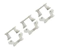 Lot de 3 supports de ponceuse en plastique blanc pour cadre vibrant de ponceuse 4510, pièces de rechange compatibles avec ponceuse orbitale aléatoire 4510