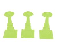 Lot de 3 supports de porte pour machine à laver |Conception à ventouse en caoutchouc souple pour laveuses à chargement frontal |Garder la laveuse au sec/inhiber les parfums/flux (Green)