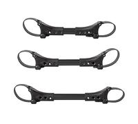 Lot de 3 supports de poussette, connecteurs de poussette, transforme deux poussettes simples en une poussette double pour la plupart des poussettes de bébé