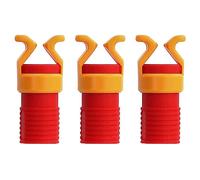 Lot de 3 supports de vis en plastique ABS réutilisables - Pince universelle - Outil de fixation pour bois - Manchon de fixation tendance