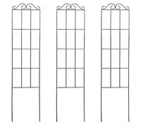 Lot de 3 supports d'escalade en fer pour plantes - Support de croissance verticale des plantes grimpantes dans un jardin extérieur et une cour