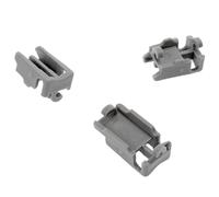 Lot de 3 supports d'étagère supérieure pour lave-vaisselle Bosch - Roulements de fixation pour panier de lave-vaisselle/étagère supérieure - Clips de support de panier supérieur - Roulement de roue du