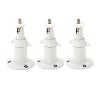 Lot de 3 supports muraux pour caméra Arlo - Réglable à 360° - Pour caméra de sécurité intérieure Arlo et Arlo Pro - Blanc