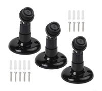 Lot de 3 Supports Muraux pour Caméra de Sécurité pour blink - Rotation Flexible et Verrouillage Solide - Installation pour facile Mur ou Poteau en Plastique pour robuste