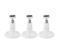 Lot de 3 supports muraux pour caméra de sécurité Ring Indoor Cam & Up Cam - Réglable à 360° - Aluminium ABS - Extérieur et intérieur - Blanc