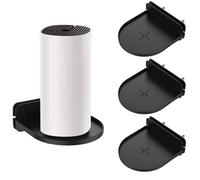 Lot de 3 supports muraux pour système WiFi domestique en maille pour Tenda Nova Linksys Velop TP-Link D-Link pour routeur Wi-Fi Google Nest (noir)