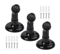 Lot de 3 supports muraux réglables verticaux pour caméras de sécurité Blink avec rotation à 360° et inclinaison à 90 degrés en plastique
