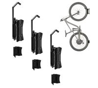 Lot de 3 Supports Muraux Vélo Maclean MC-171 Acier Réglable Charge 35kg