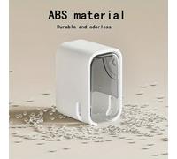 Lot de 3 supports pour brosses à dents en ABS sans BPA, boîte de rangement murale, compatible avec les brosses à dents électriques et manuelles, mini-organisateur peu encombrant Lot de 3 (gris),Lot de