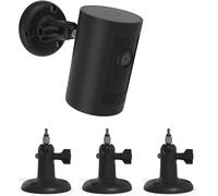 Lot de 3 supports pour caméra Stick Up Cam/Pro/Indoor Cam/Wyze Cam/Eufy Cam/Arlo, compatible avec toutes les caméras avec trous filetés standard 1/4 (noir)