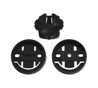Lot de 3 supports pour ordinateur de vélo Garmin, BRYTON & CATEYE - Base compatible pour GPS et chronomètre, montage facile, noir (3 pièces)