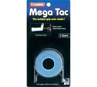 Lot de 3 surgrips de tennis Tourna Mega Tac Bleu 103x29 mm