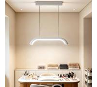 Lot de 3 suspensions LED (48 W) en forme d'arche, intensité variable, pour prothésistes ongulaires; lampe demi-lune pour manucure (3000K-6000K) pour l'éclairage des salons manucure(White)