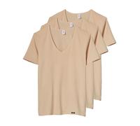 Lot de 3 T-shirts col V Homme cotton flex Cito 323-03-782 3-7 Marron