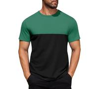 Lot de 3 T-Shirts Homme à Rayures Bretonnes Colorées - Coton Respirant Style Marin - Manches Courtes Col Rond pour Été 2025 (FR/ES, Alpha/Lettres, L, Taille Normale, Taille Normale, Rayures14)
