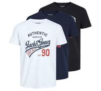 Lot de 3 t-shirts Jack & Jones Than - black - M S