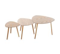 UNIVERSDECOR - Lot de 3 Tables café Bois Miléo Atmosphera