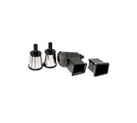 Lot de 3 tambours pour hache-viande TRANSFORMA Acier inoxydable Argent