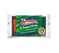 Lot De 3 Tampon-gratte ""spontex"" Vert