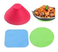 Lot de 3 tampons antidérapants en caoutchouc pour ouvre-bocal | Gadget de cuisine multifonction, ouvre-bouteille rond pour cuisine, , femmes, mains faibles