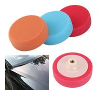 Lot de 3 tampons de polissage en mousse souple avec filetage M14 de 150 mm pour une répartition uniforme des composés sur les surfaces de peinture du véhicule