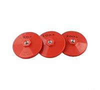 Lot de 3 tampons de polissage pour carrelage - Ensemble de disques de meulage intégrés pour outil de restauration de marbre, préparation des sols en granit et en béton, accessoire de meuleuse d'angle