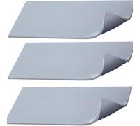 Lot de 3 tampons de presse à chaud en silicone, 10,2 x 20,3 cm, double face en mousse, résistants à la chaleur, antidérapants, pour machines de presse à chaud et travaux manuels