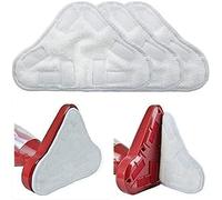 Lot de 3 tampons de rechange en microfibre lavables pour nettoyeur vapeur H2O H20 X5
