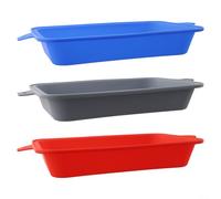 Lot de 3 tapis de cuisson en silicone pour barbecue Weber - Résistant à la chaleur - Accessoires de cuisine en plein air