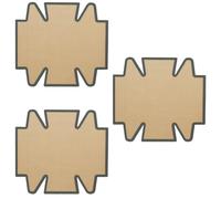 Lot de 3 tapis de cuisson en silicone - Revêtement antiadhésif - Tapis de pâte extensible - Pour biscuits, pain, fondant, pâtisserie, pizza (3 pièces)