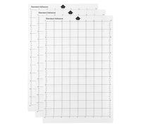 Lot de 3 tapis de découpe de rechange transparents avec grille de mesure pour traceur Silhouette Cameo Explore 20,3 x 30,5 cm