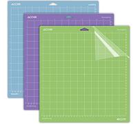 Lot de 3 tapis de découpe pour Cricut Explore One/Air/Air 2/Maker, 30,5 x 30,5 cm (multicolore pour Cricut, variété, 30,5 x 30,5 cm)