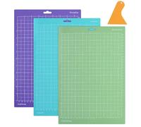 Lot de 3 tapis de découpe pour Cricut Joy Xtra - Colle de rechange - 20,5 x 30,5 cm - Pour quilting cricket - Papier vinyle - Avec grille flexible et durable