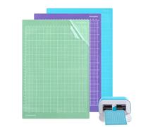 Lot de 3 tapis de découpe pour Cricut Joy Xtra - Tapis de découpe autocollant - Antidérapant - Pour traceur - Accessoires de traceur (1 LightGrip + 1 Standard Grip + 1 StrongGrip)